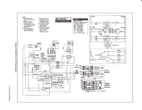 wiring diagram coleman electric furnace    trailer