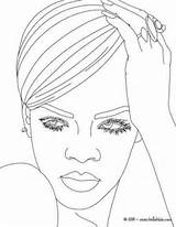 Coloring Pages Rihanna Drawings People Hellokids Sketches Simple Star Dark Choose Board Rock sketch template