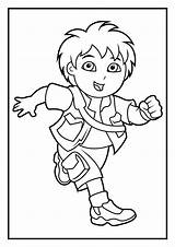 Coloring Diego Pages Dora Easter Colouring Sheets Marquez sketch template
