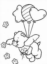 Coloring Care Pages Bear Kids Printable sketch template
