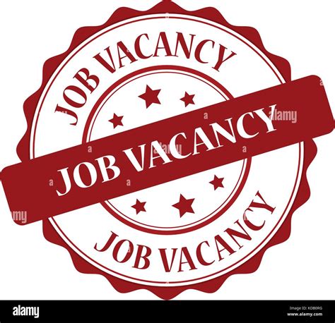 job vacancy high resolution stock photography  images alamy