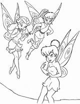 Coloring Pages Bell Tinker Disney Printable Girls Tinkerbell Color Sheets Gif sketch template