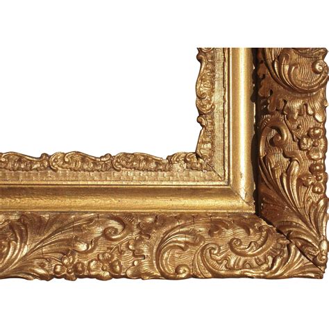 large deep ornate gold victorian picture frame