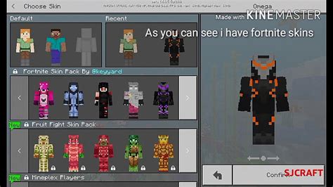 fortnite skins  minecraft pocket edition