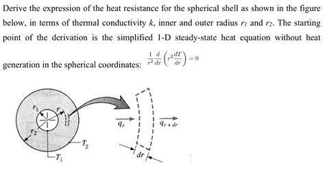 solved derive  expression   heat resistance   cheggcom
