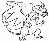Mega Charizard Glurak Ausmalbilder Dracaufeu Coloriage Evoli Entwicklungen Gigamax Pokémon Malvorlage Coole Bonjourlesenfants Evolved Entwickelte Coloriages sketch template