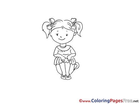 girl coloring pages