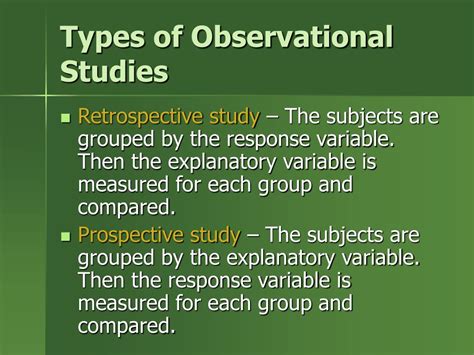 understanding observational studies powerpoint