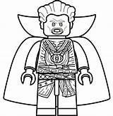 Strange Lego Dr Coloring Doctor Pages Printable Marvel Popular Kids Super Template Categories sketch template