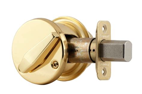 schlage bpc single deadbolt goldy locks  alarm  security systems