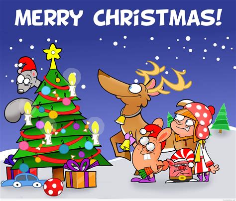 funny christmas cartoon sayings wishes