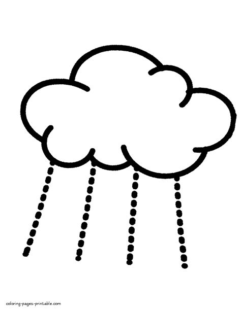 rain coloring pages weather phenomena coloring pages printablecom