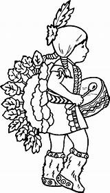Coloring Pages Indian Boy Printablecoloringpages sketch template
