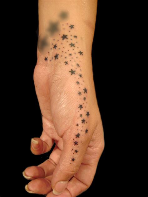 custom tattoo style   shooting star tattoos  nautical star tattoos