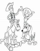 Coloring Pages Woody Story Printable Toys Hug Toy Getcolorings Print sketch template