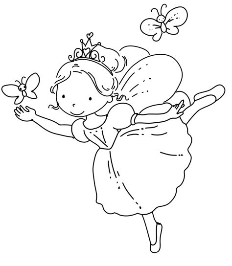 fairy  characters  printable coloring pages