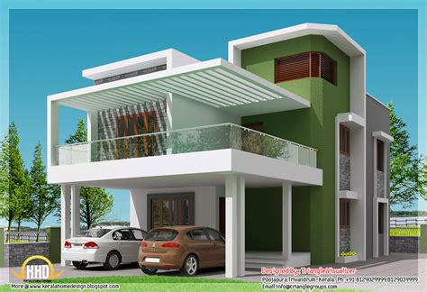 beautiful modern simple indian house design  sqft kerala home design  floor plans