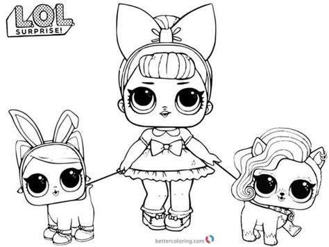printable lol doll coloring pages  coloringfoldercom puppy