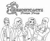 Descendants Uma Coloring Pages Getdrawings sketch template