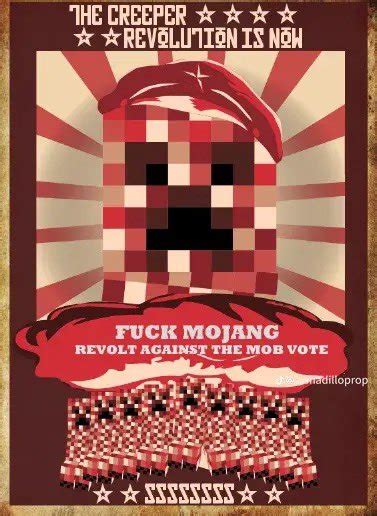 mojang   mob vote  minecraft mob vote revolution