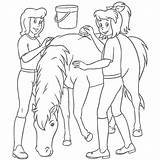 Bibi Tina Ausmalbilder Ausmalen Ausdrucken Kostenlos Pferde Pferd Ausmalbildertv sketch template