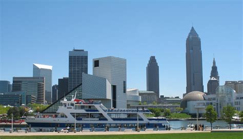 Cleveland Oh The Cleveland Skyline From Voinovich Park May 2008