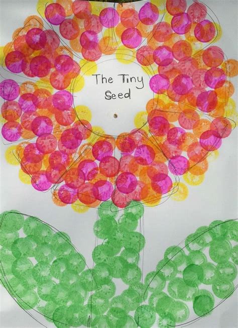 eric carle tiny seed crafts  fun crafts love  flower