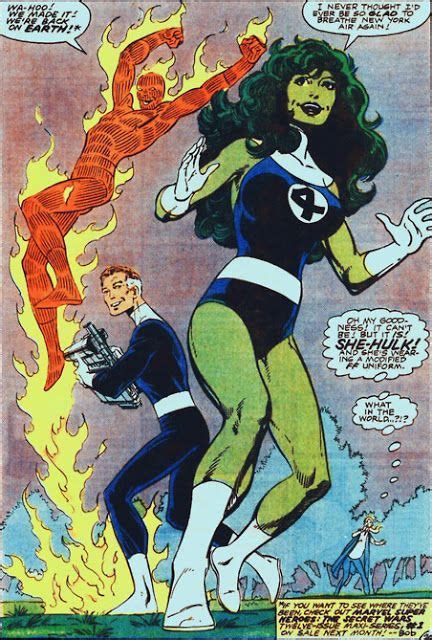she hulk in the fantastic four by byrne