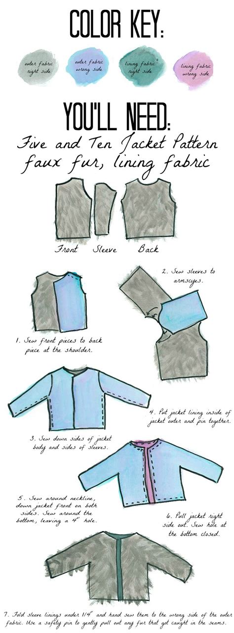 Faux Fur Coat Diy Sewing Patterns Coat Patterns Sewing