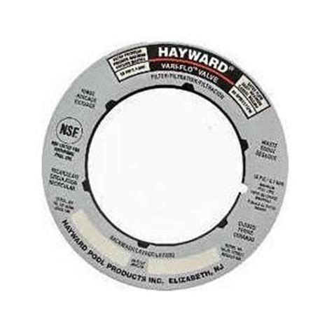 hayward pool parts spxg label plate replacement  multiport  sand filter valves
