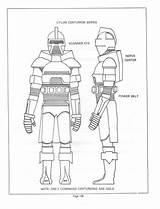 Battlestar Galactica sketch template