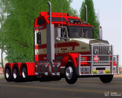 kenworth  road train     gta san andreas