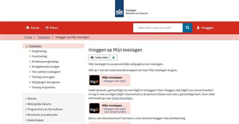 www mijntoeslagen nl inloggen  inloggen