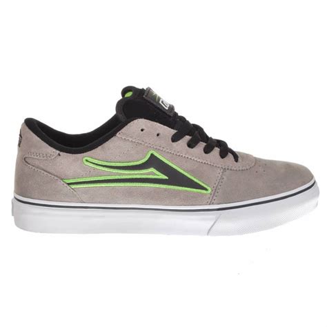 lakai manchester select skate shoes grey suede patch kit mens