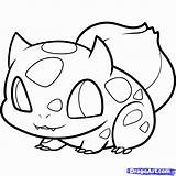 Trace Cool Coloring Bulbasaur Comments Draw Chibi sketch template