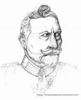 Exile Kaiser Wilhelm sketch template