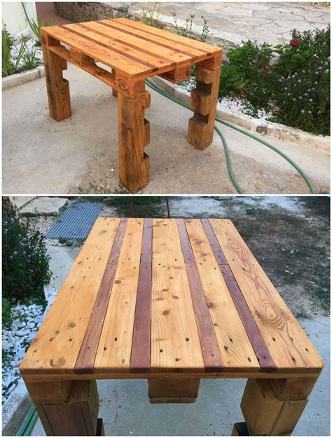 outdoor pallet table  pallets