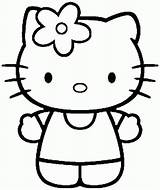 Kitty Hello Printables Coloring Printable Pages Cartoon Colouring Popular sketch template