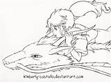 Ghibli Spirited Haku Chihiro Kimberly Miyazaki Howl Koi Getdrawings Divyajanani Mononoke sketch template