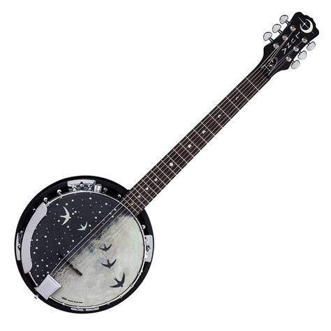 luna moonbird  string banjo  pickup  gearmusic