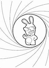 Rabbids Invasion Coloring Pages Printable Raving Colouring Book Coloring4free Activities Kids Coloriage Online Info Worksheets Choose Board Websincloud sketch template
