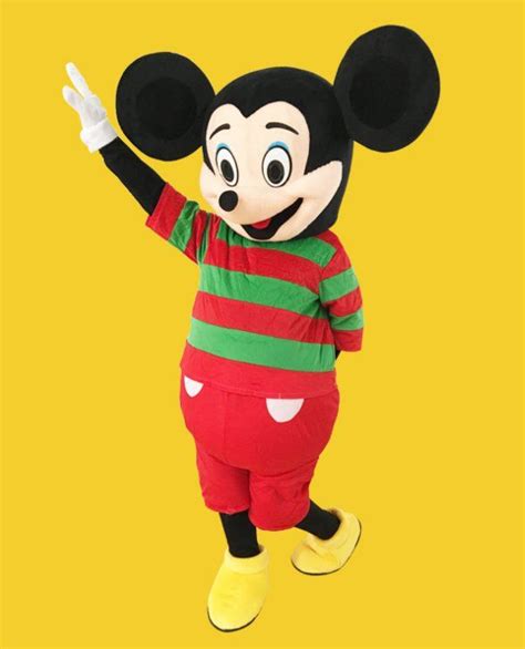 Unisex Mascot Costume Cute Mickey Mouse Mascot Costume