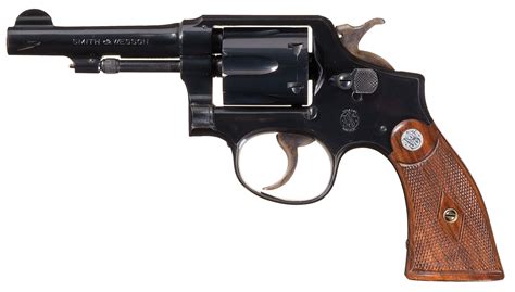 smith wesson  military police model   revolver rock