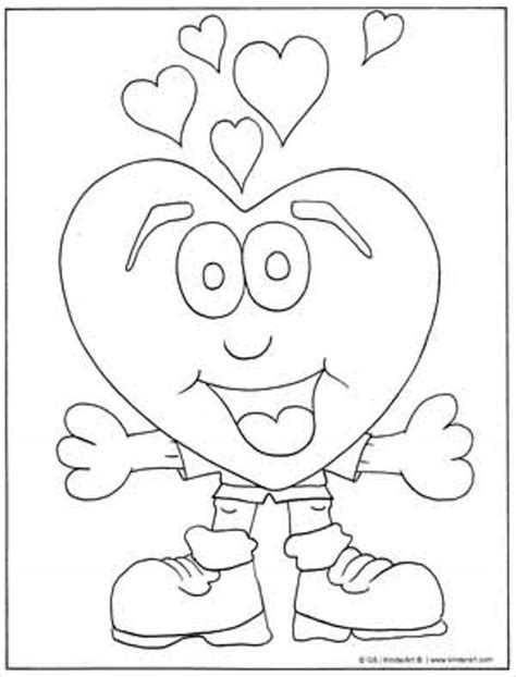 happy heart coloring page coloring pages