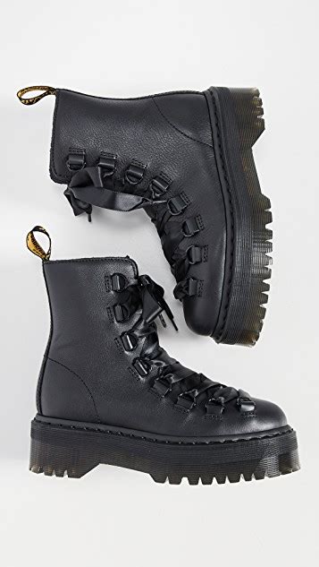 trevonna  eye boots boots lace boots combat boots