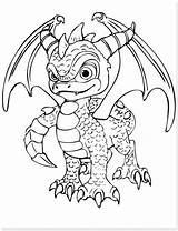 Coloring Spyro Pages Skylanders Dragon Kids Sheets Spelling Dragons Popular Easy Library Clipart sketch template