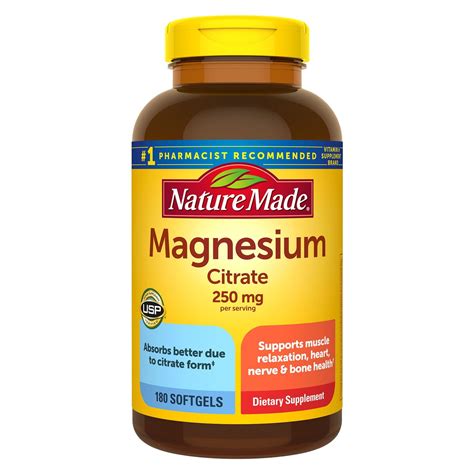 product  nature  magnesium citrate  mg softgels  ct