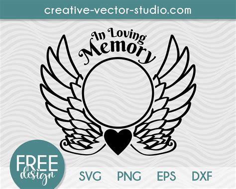 loving memory svg creative vector studio