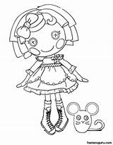 Lalaloopsy Crumbs Cookie Pages sketch template