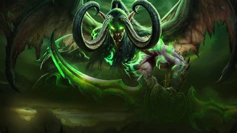 world  warcraft legion illidan stormrage glaive demon horns